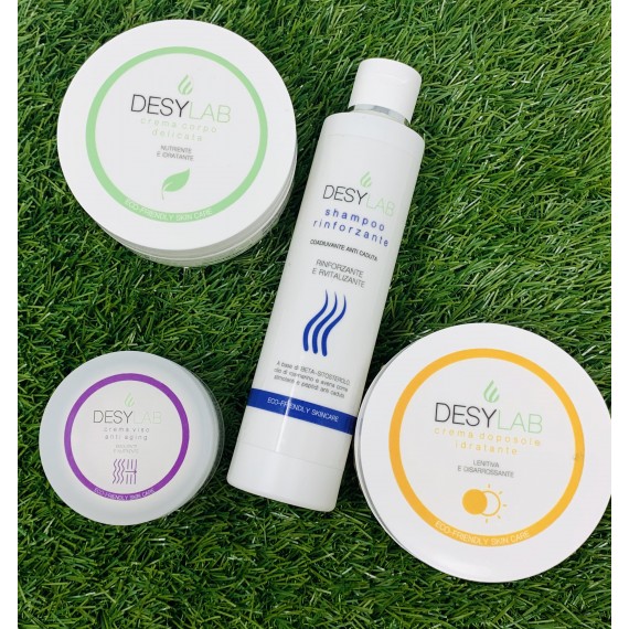 PACK BEAUTY SKINCARE: Body cream, face cream, strengthening shampoo and after-sun