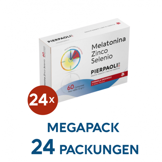 Melatonina Zinco-Selenio Pierpaoli 1mg - 60 cpr - MEGAPACK24