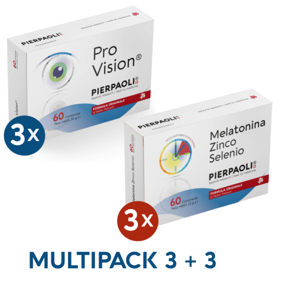 Melatonin Zinc-Selenium Pierpaoli 3Boxes + ProVision® Pierpaoli 3Boxes