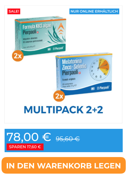 VORTEILSPACK: Melatonina Pierpaoli + KKS Algen Pierpaoli